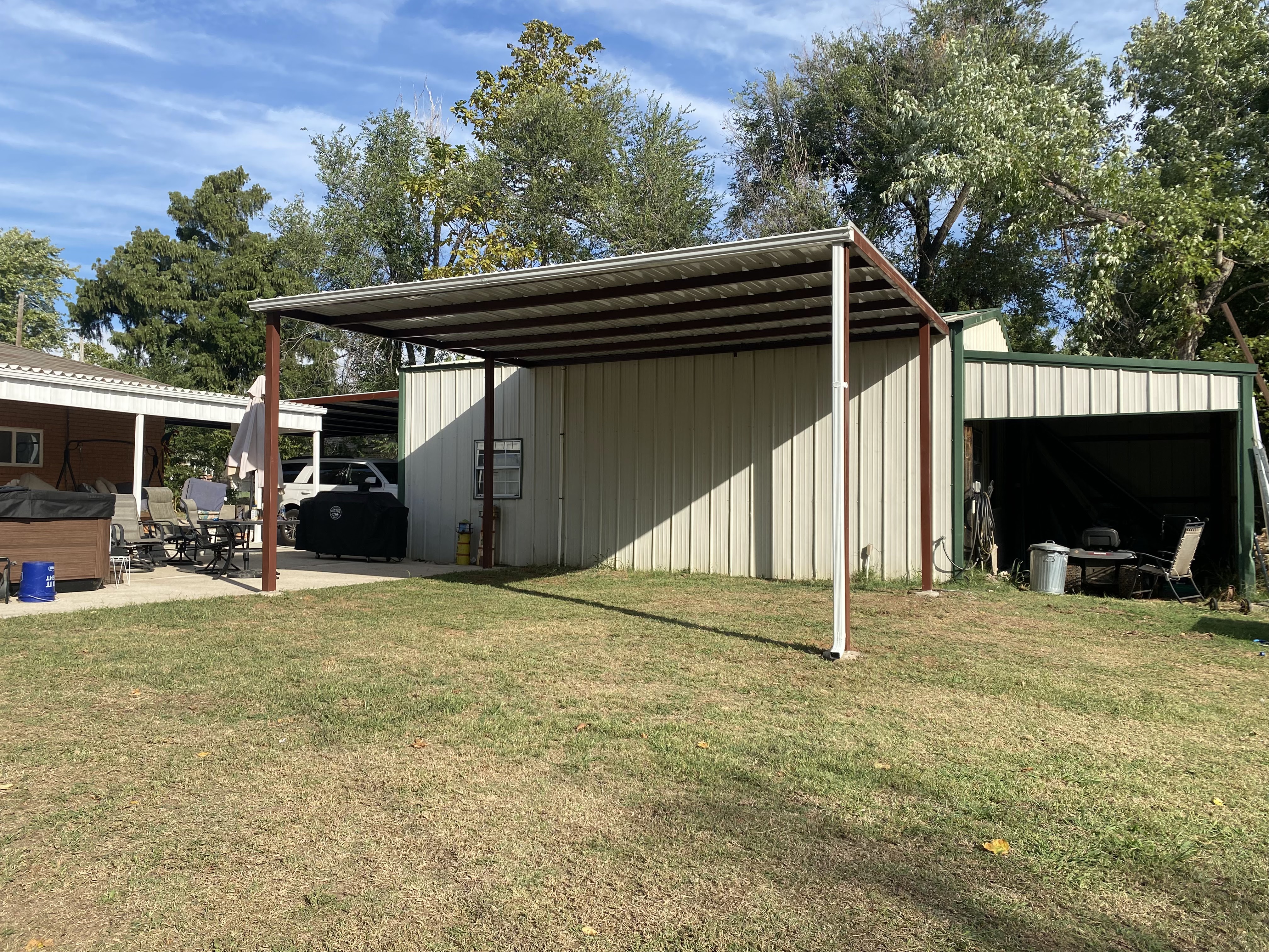 Metal carport by Forever Carports